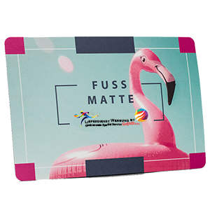 Fussmatte von Lieferdienst Werbung by GrEnDi designed